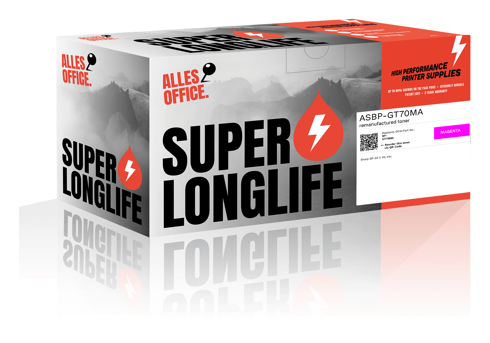 Superlonglife Sharp BP-GT70MA Toner magenta