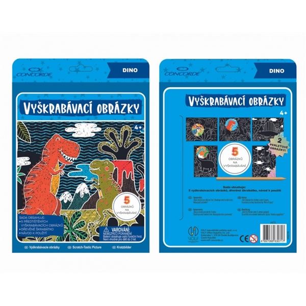 Rubbelbilder Concorde, Dino