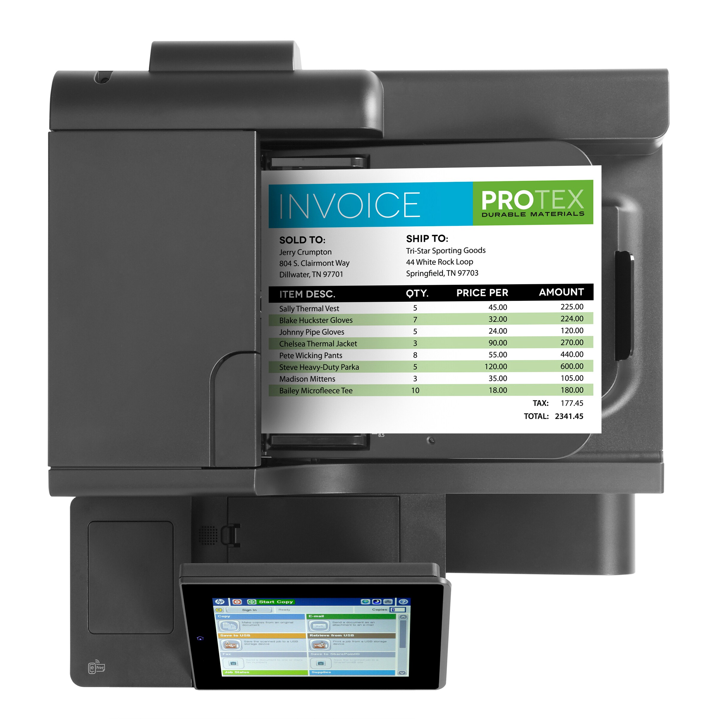 HP OfficeJet Enterprise Color-MFP X585f