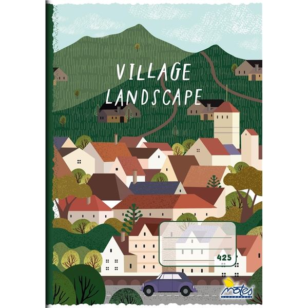 Notizbuch Nr. 425, A4, 20 Blatt, quadratisch