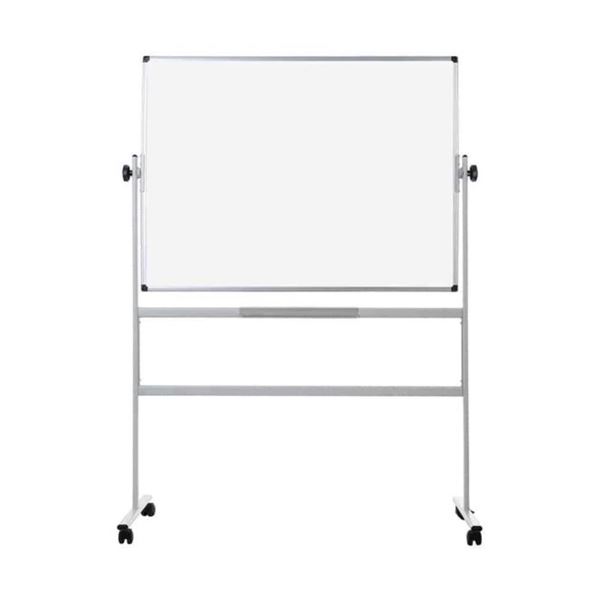 Mobiles Whiteboard Q-Connect doppelseitig, 120 × 90 cm