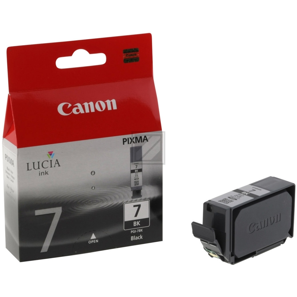 Canon Tintenpatrone schwarz (2444B001, PGI-7BK)