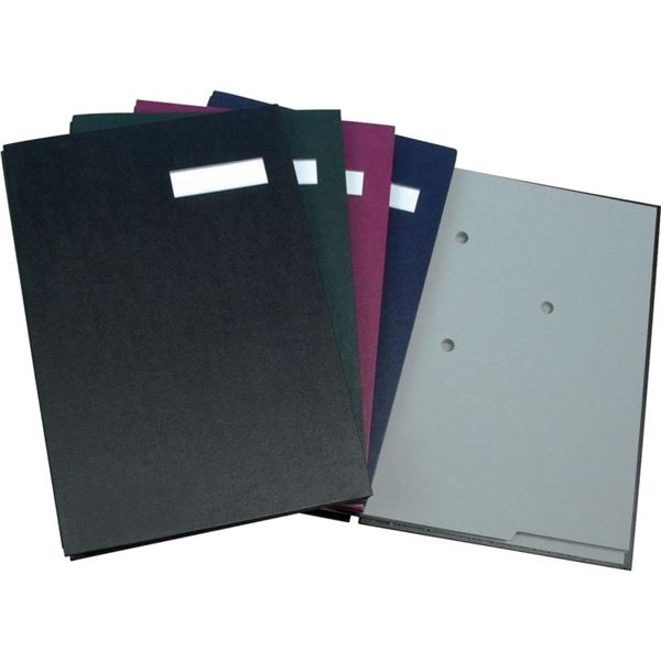 Unterschriftenbuch A4 Connect 20 Fächer, schwarz