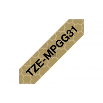 Brother Schriftbandkassette schwarz/weiß (TZE-MPGG31)