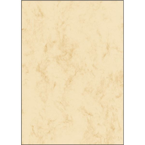 Designpapier A4 50BL beige SIGEL DP397 Marmor200g