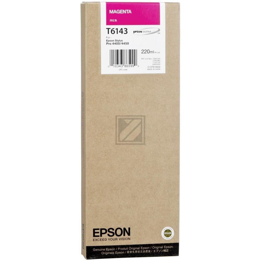 Original Epson C13T614300 / T6143 Tinte magenta