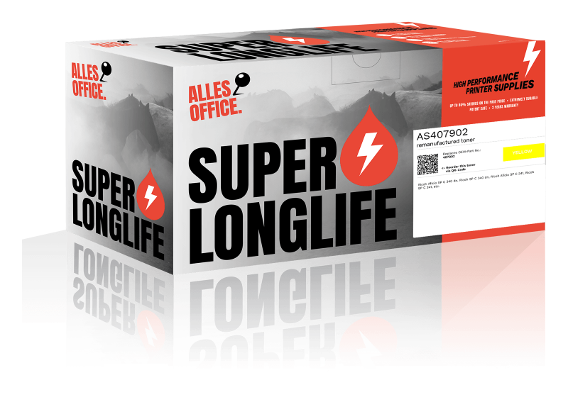 Superlonglife Ricoh 407902 Toner gelb