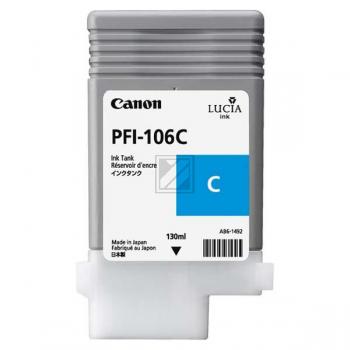 Original Canon 6622B001 / PFI-106C Tinte cyan