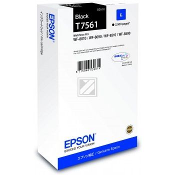 Original Epson C13T75614N / T7561 Tinte schwarz