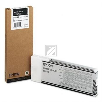 Original Epson C13T61480N / T6148 Tinte schwarz matt
