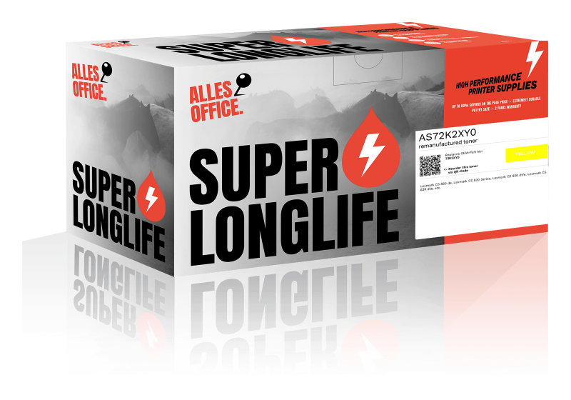 Superlonglife Lexmark 72K2XY0 Toner gelb
