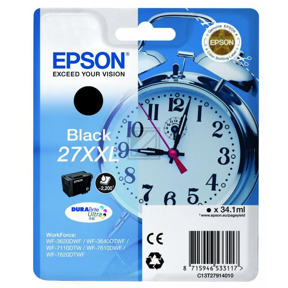Original Epson C13T27914012 / 27XXL Tinte schwarz