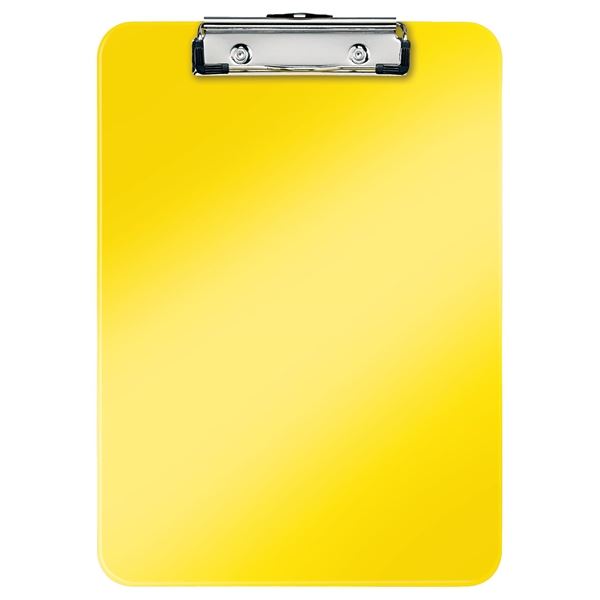 Schreibblock mit Clip Leitz WOW, A4, gelb