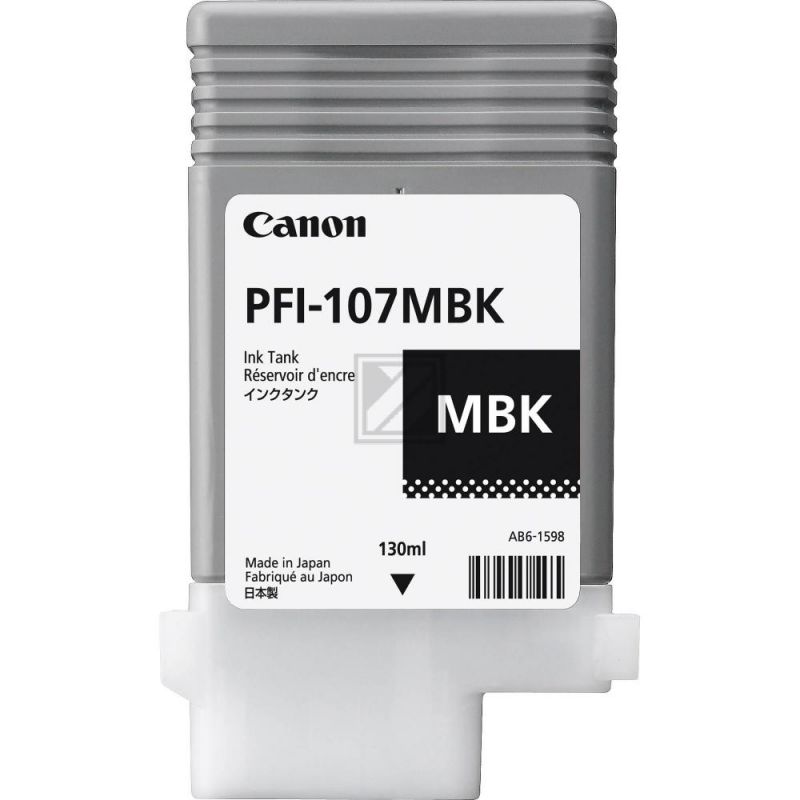 Original Canon 6704B001 / PFI-107MBK Tinte schwarz matt