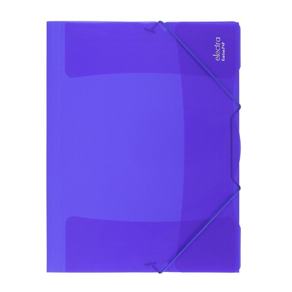 Mappen mit Klappen Electra, A4, dunkelblau