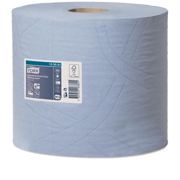 Tork Heavy Duty Papierhandtücher in Rollen, blau