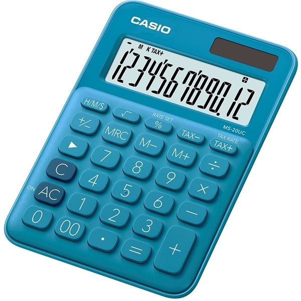 Casio MS-20UC Tischrechner, blau