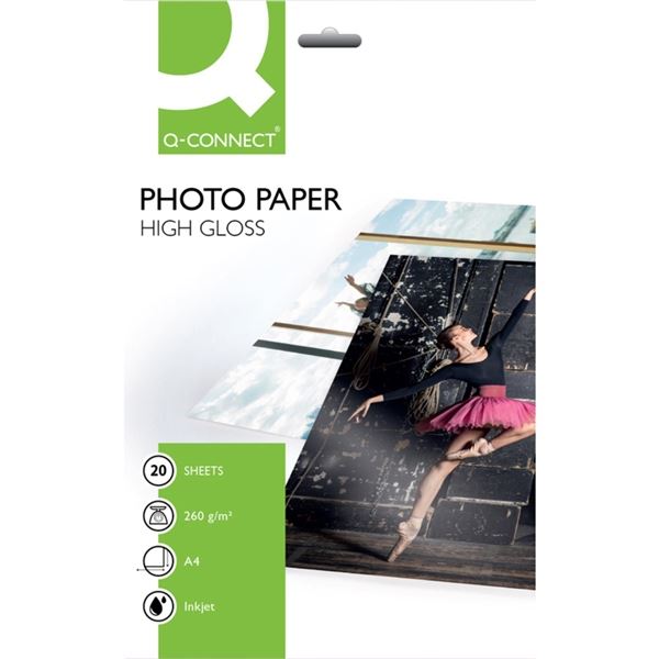 Connect PREMIUM Fotopapier glänzend A4, 260 g, 20 Stück