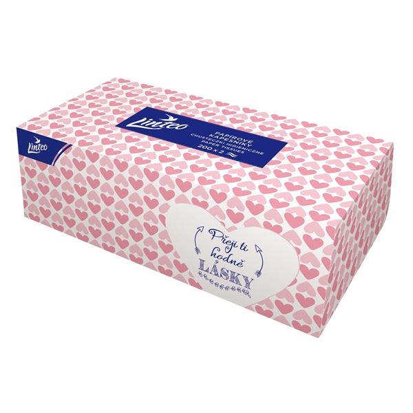 Papiertaschentücher Linteo Satin in Schachtel, 200 St.