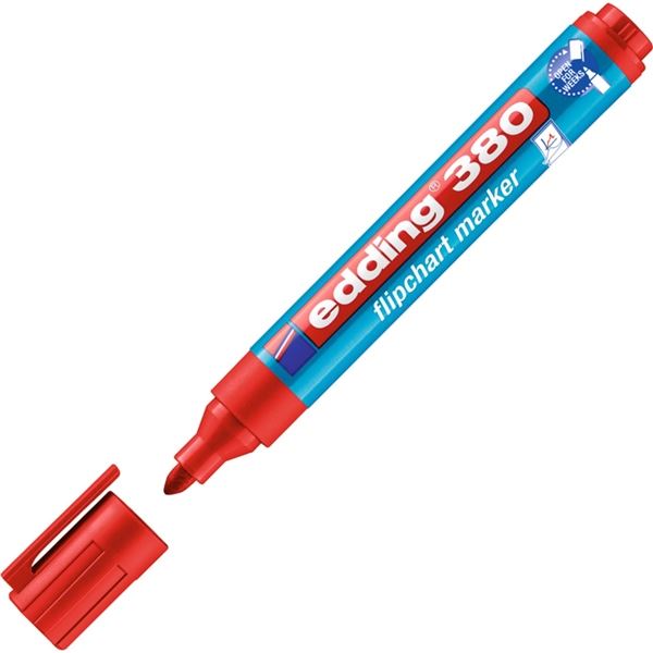 Edding 380 Flipchart-Marker, rot