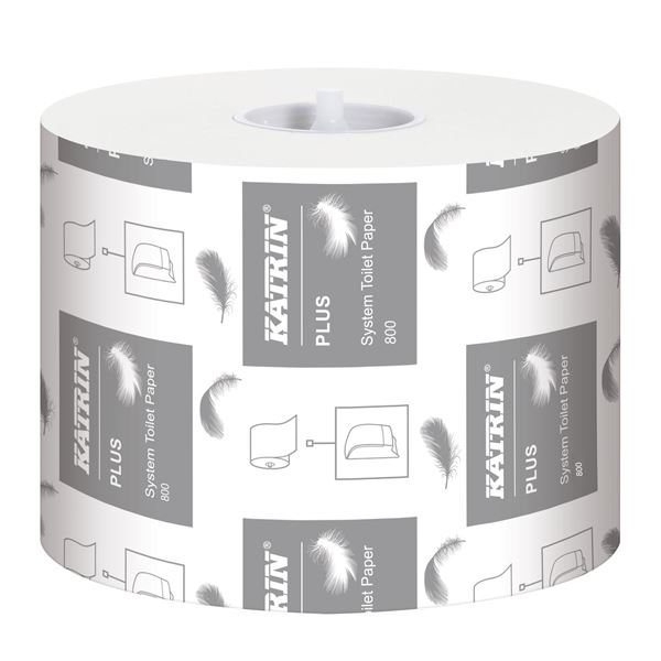 Toilettenpapier Katrin - 2-lagig, 13,5 cm, 36 Rollen