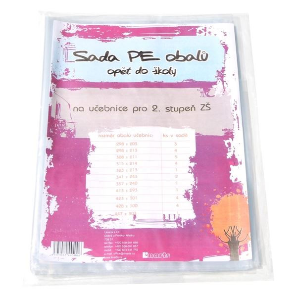 Satz Heftschoner für Klasse 2, klar, 30 Stück