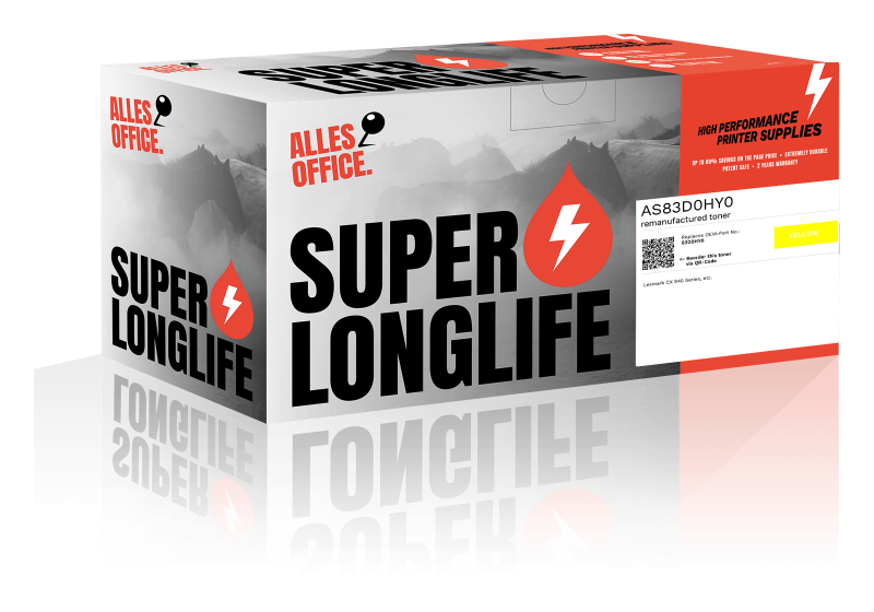 Superlonglife Lexmark 83D0HY0 Toner gelb