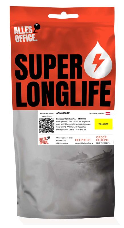 Superlonglife HP M0J98AE / 991X Tinte gelb