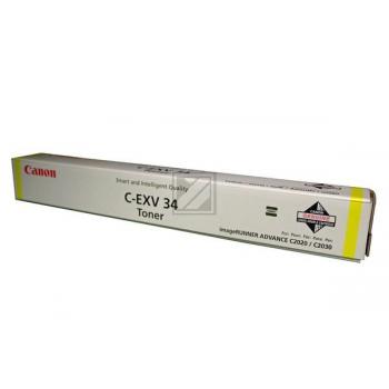 Original Canon 3785B002 / C-EXV34 Toner gelb