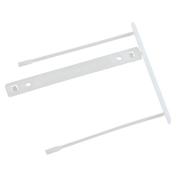 Archivierungsclips Q-Connect - Z-Clip, 100 Stück, weiß