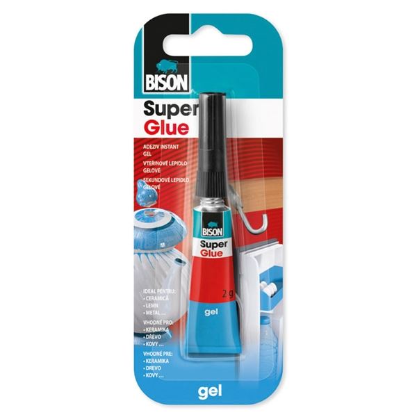 BISON Superkleber, Gel, 2 g