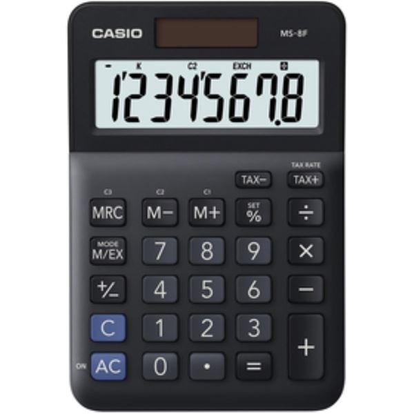 Casio MS 8 F Tischrechner - 8-stellige Anzeige