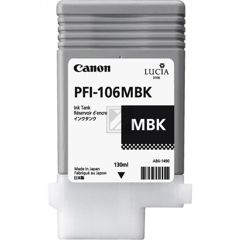 Original Canon 6620B001 / PFI-106MBK Tinte schwarz matt