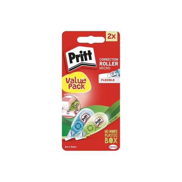 Pritt MicroRolly 5 mm x 6 m, 2 Stück