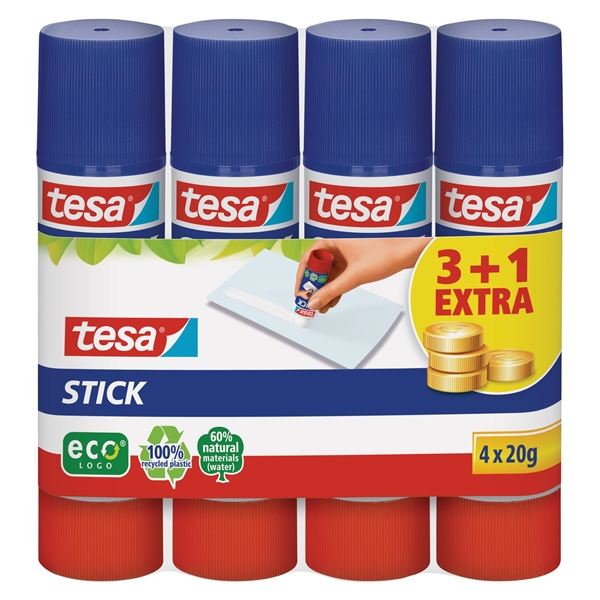 Tesa EcoLogo Klebestift, 20 g, 3+1 frei