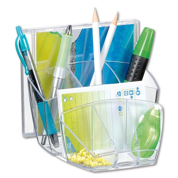 Schreibtisch-Organizer Cep Crystal, transparent