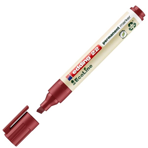 Permanentmarker Edding Ecoline 22, rot