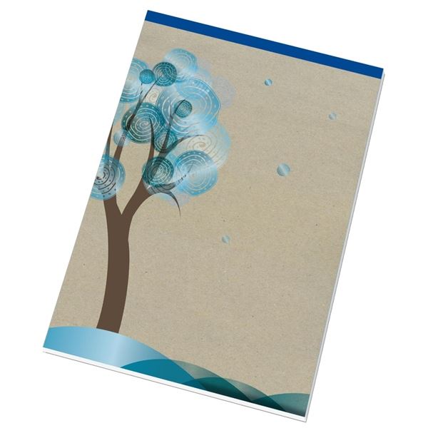 Notizblock Ökologie A7, 50 Blatt, klar