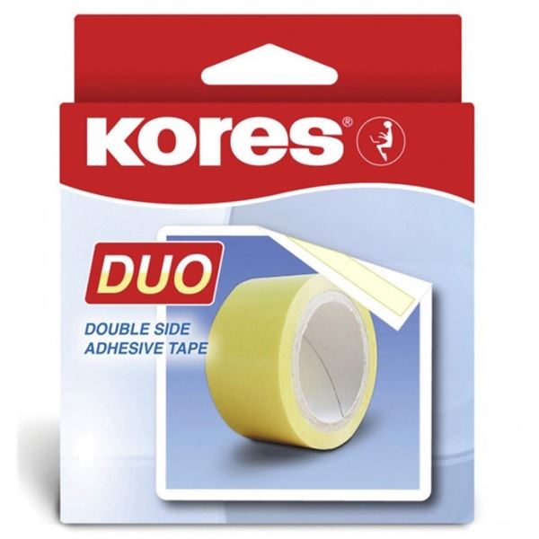 Kores DUO doppelseitiges Klebeband, 30 mm x 5 m